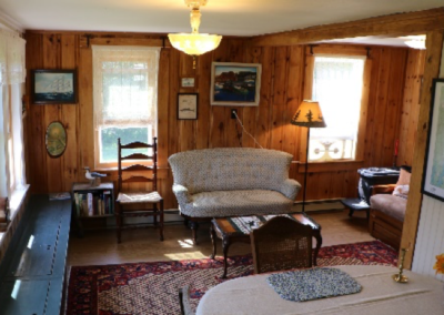 Jonesboro Maine rental cottage livingroom