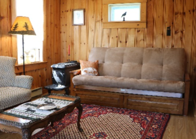 Jonesboro Maine rental cottage livingroom