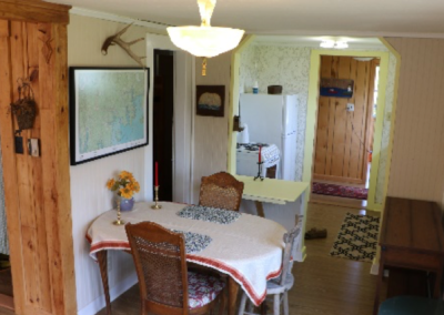 Jonesboro Maine rental cottage kitchen