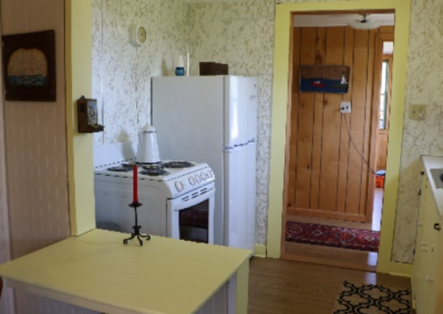 Jonesboro Maine rental cottage kitchen